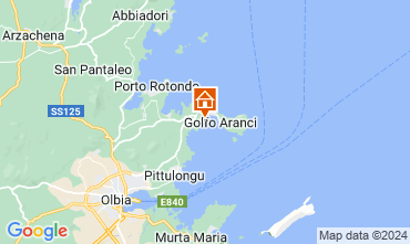 Mapa Golfo Aranci Apartamento 83824