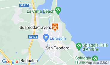 Mapa San Teodoro Apartamento 129037