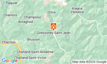 Mapa Gressoney Saint Jean Apartamento 129089