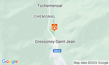 Mapa Gressoney Saint Jean Apartamento 129089