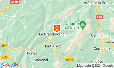 Mapa Le Grand Bornand Apartamento 112885