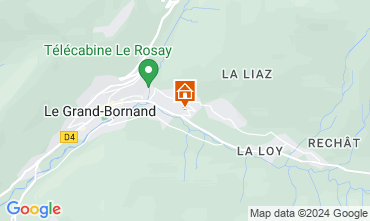 Mapa Le Grand Bornand Apartamento 112885