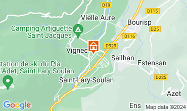 Mapa Saint Lary Soulan Apartamento 126257