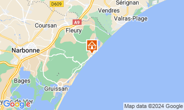 Mapa Saint Pierre la Mer Villa 112420