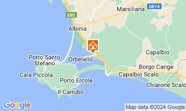 Mapa Orbetello Apartamento 126027