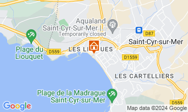 Mapa Saint Cyr sur Mer Apartamento 119367