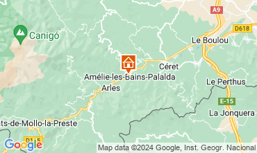 Mapa Amlie-Les-Bains Estudio 80375