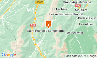 Mapa Saint Franois Longchamp Chalet 107261