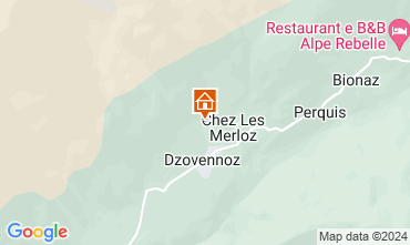 Mapa Bionaz Chalet 125280