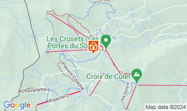 Mapa Les Crosets Chalet 4697