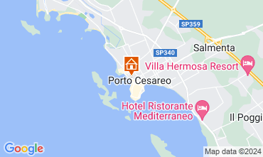 Mapa Porto Cesareo Apartamento 87391