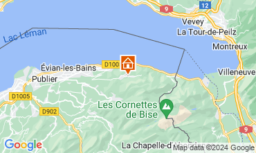 Mapa Evian les Bains Apartamento 128340