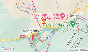 Mapa Montgenèvre Apartamento 100869