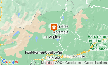 Mapa Les Angles Chalet 115403