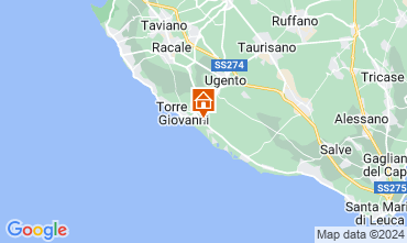 Mapa Ugento - Torre San Giovanni Villa 128252