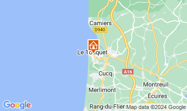 Mapa Le Touquet Apartamento 92348