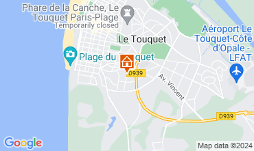 Mapa Le Touquet Apartamento 92348
