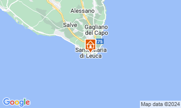 Mapa Santa Maria di Leuca Apartamento 109843