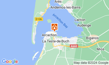 Mapa Arcachon Apartamento 21709