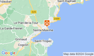 Mapa Sainte Maxime Casa 8531