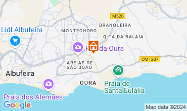 Mapa Albufeira Apartamento 129134