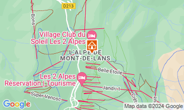 Mapa Les 2 Alpes Estudio 100739