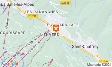 Mapa Serre Chevalier Apartamento 42523