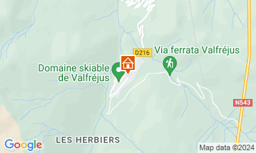 Mapa Valfrjus Chalet 91266