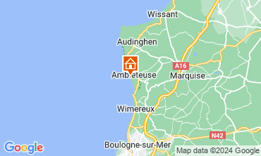 Mapa Wimereux Apartamento 122990