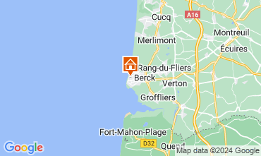 Mapa Berck-Plage Apartamento 8881