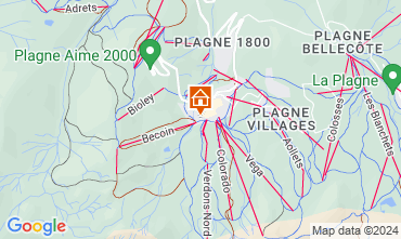 Mapa La Plagne Chalet 120544