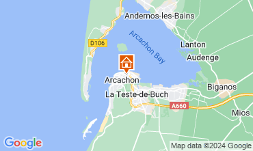 Mapa Arcachon Apartamento 60086