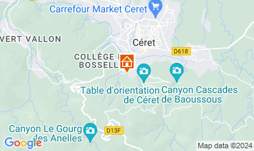 Mapa Ceret Apartamento 74705