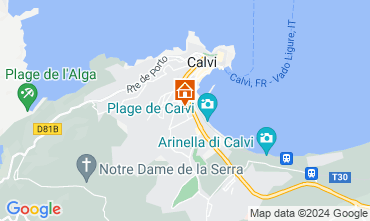 Mapa Calvi Apartamento 67469