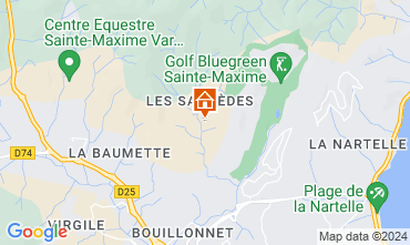 Mapa Sainte Maxime Villa 103264
