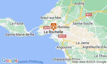 Mapa La Rochelle Apartamento 106433