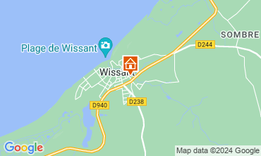 Mapa Wissant Casa rural 125142