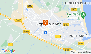 Mapa Argeles sur Mer Casa 128562