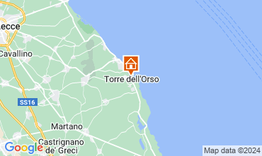 Mapa Torre dell'Orso Villa 127676