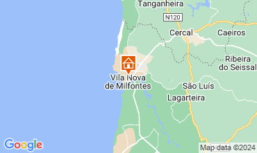 Mapa Vila nova de Milfontes Casa 126662