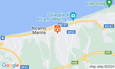 Mapa Castellammare del Golfo Villa 112820