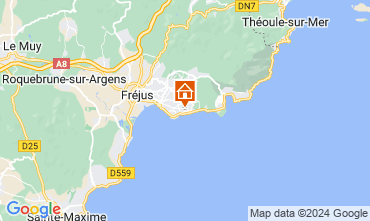 Mapa Boulouris Apartamento 102412