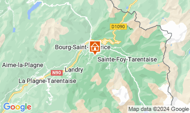 Mapa Les Arcs Chalet 128081
