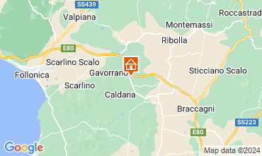 Mapa Gavorrano Casa rural 80832