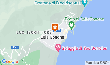Mapa Cala Gonone Apartamento 106360