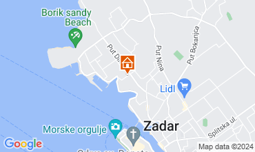 Mapa Zadar Apartamento 24286