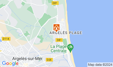 Mapa Argeles sur Mer Apartamento 9849