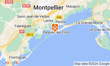 Mapa Palavas-les-Flots Apartamento 85785