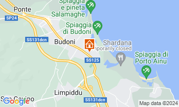 Mapa Budoni Villa 127273
