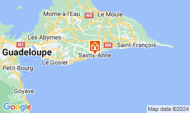 Mapa Sainte Anne (Guadalupe) Apartamento 73786